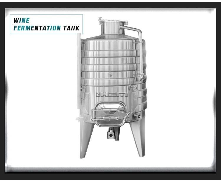 3000L 2000L Dimple Jacket Wine Fermenter Bright Tank Brewery Beer Fermentation Tank