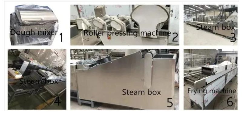 Automatic Small Scale Fired Instant Noodle Making Processing Machine Production Line