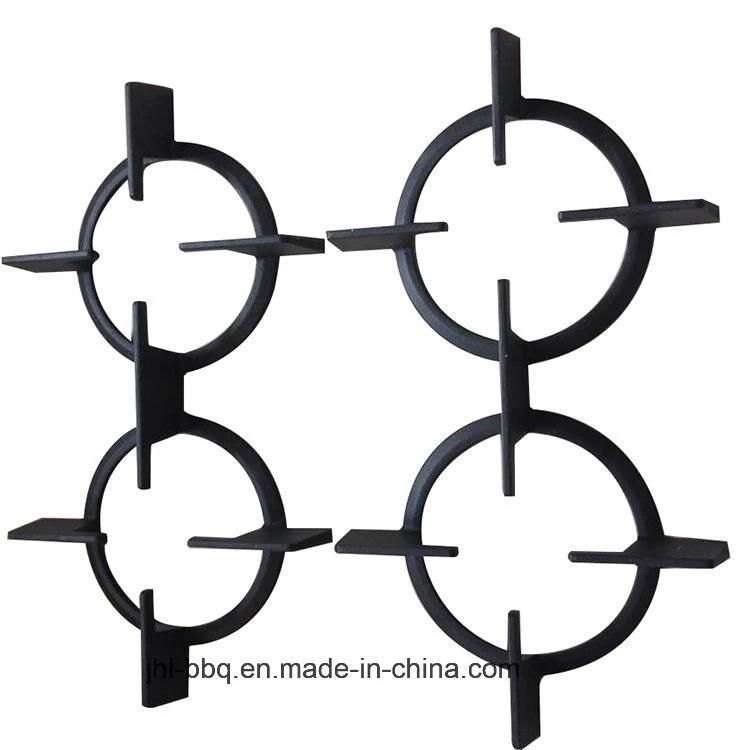 FDA Standard Iron Casting Multi Burners Gas Stove Oven Rack Oven Support Pot Support