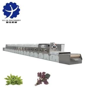 Industrial Tunnel Type Herbs Chinese Medicine Microwave Drying Sterilizing Machine