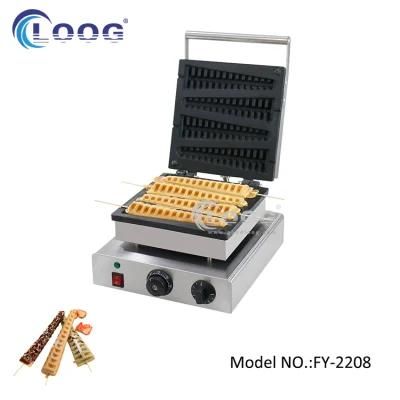 Fast Food Equipment Waffle on a Stick Machine 4 PCS Lolly Waffle Stick Maker