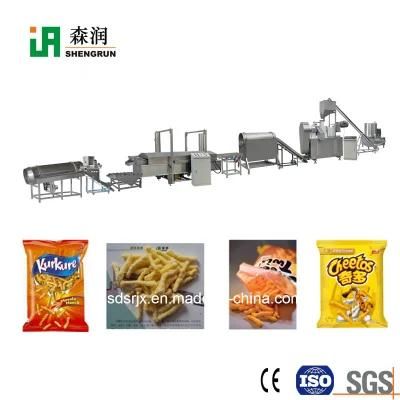 Fully Automatic Cheetos Corn Chips Kurkure Making Machine