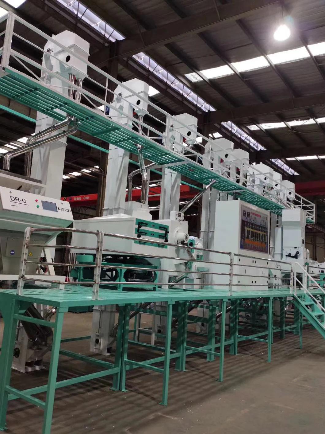 China Top Quality Rice Milling Manufacture Supply Complete Set Rice Mill, Rice Mill Plant Capacity 40 Tons Per Day