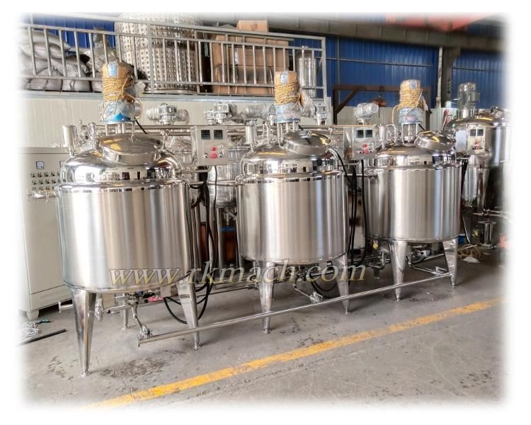 Hot Water Heating Milk Pasteurizer 500L