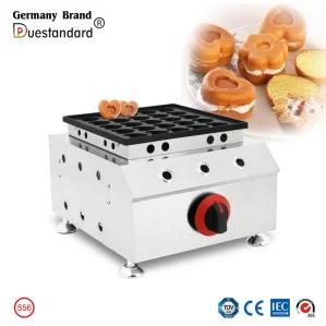 Hot Selling Gas Grill Poffertjes Pancake Machine with Heart Shape