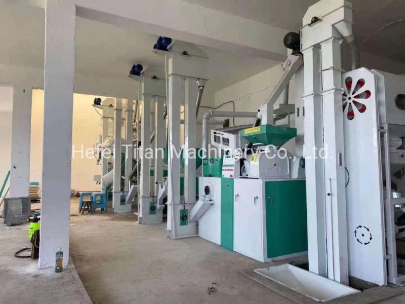 Mini Size Rice Mill Machine 1.5tph 2.5tph Rice Processing Line