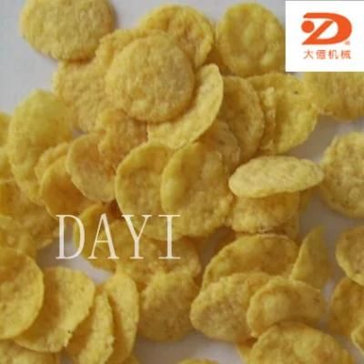 Double-Screw Extruder Breakfast Cereals Corn Flakes Processing Line