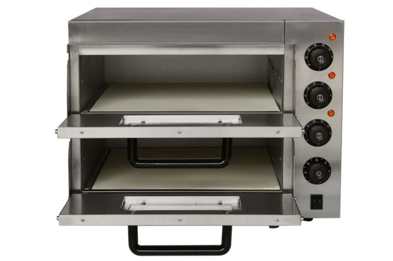 Commercial Restaurant Kitchen Baking Equipment Bakery Machine Electric Pizza Oven Series CB2PT Food Machine