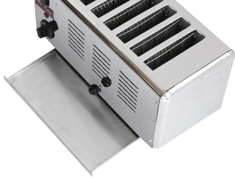 Snack Equipment Full Ss 6 Slot Toaster Machine