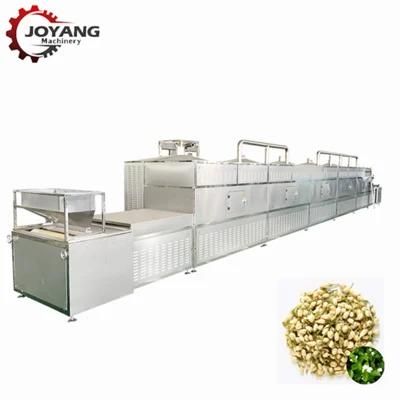 Industry Jasmine Tea Flower Tea Microwave Fixing Equipment with PLC Control