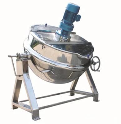 300L Steam Heating Kettle Jacketed Kettle Juice Kettle Meat Kettle