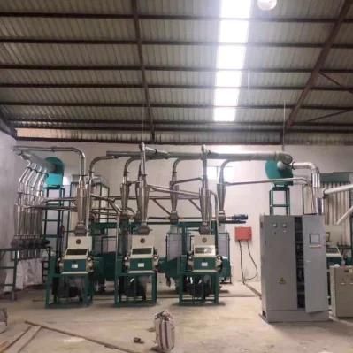 Africa Market 30t/24h Maize Milling Machine Make Maize Meal