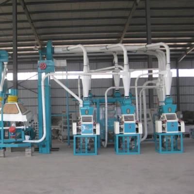 Running 20t/D Maize Flour Milling Machine in Tanzania