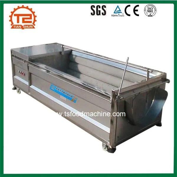 Commercial Vegetable Washing Machine U-Shape Potato Peeling Washer