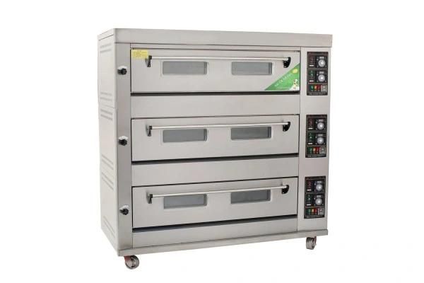 Bakery Equipment 3 Layers Gas Deck Oven Gas Baking Oven