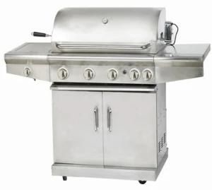 out Door Grill BBQ Professional 4-Burner Gas Wagon