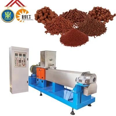 Automatic Pet Food Making Machine Floating Fish Food Production Equipment Cat Dog Feed ...