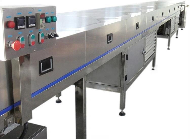 Chocolate Production Molding Line Chocolate Moulding Machine Cooling Tunnel for Chocolate Bar