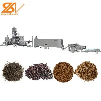 Industrial Automatic Floating Sinking Fish Feed Puffing Plant