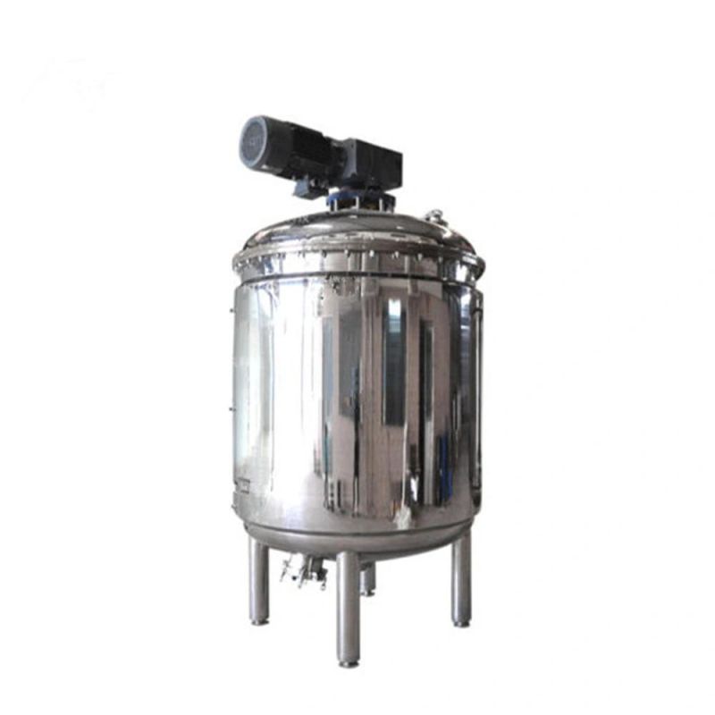 Stainless Steel Half Open Lids Heating Mixing Pressure Pasteurizer Factory