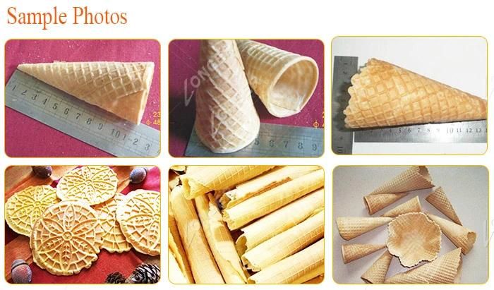 Chennai Auto Stroopwafel Production Line Ice Cream Cone Machine Guangzhou