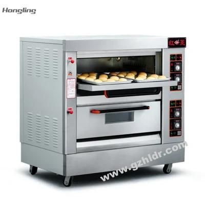 Hly-204 Double Deck Baking Oven Gas Bakery Oven Price