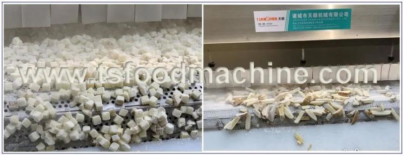 Commercial Use Stainless Steel 304 Small Scale Frozen French Fries Making Machine