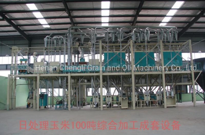 30t/D Corn Grits Machine Maize Corn Grain Mill Roller Grinding Mill