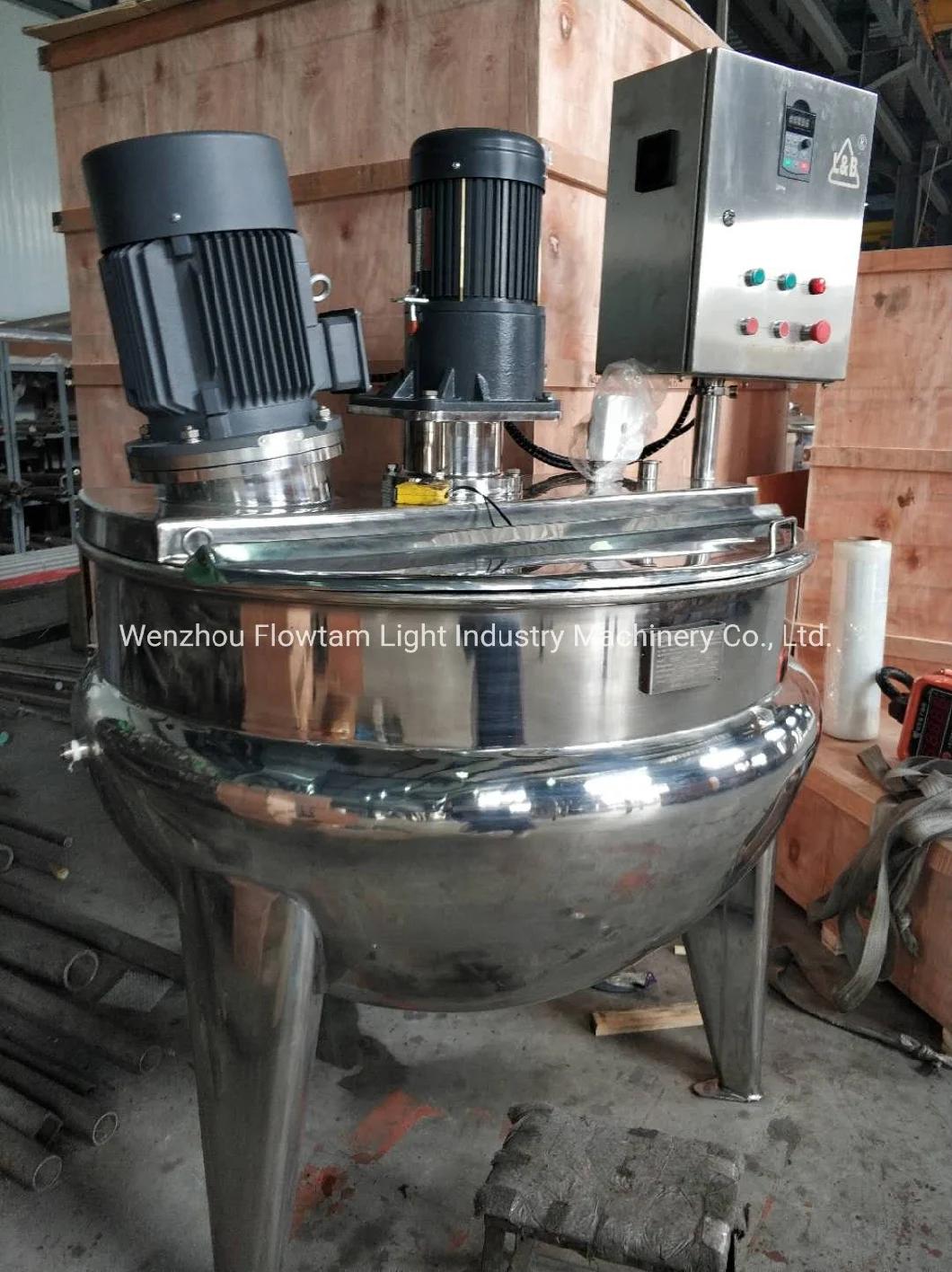 Vertical Stainless Steel Jacketed Kettle for Food Processing