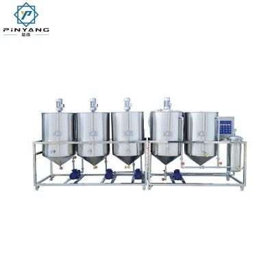 Mini Vegetable Oil Machine Refinery Soybean Oil Refining Machine