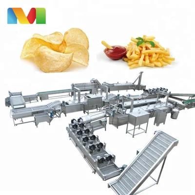 Small Scale Banana Potato Chips Frying Snacks Making Machine Plantain Chips Fruit and ...