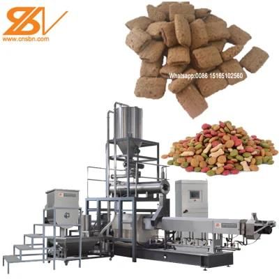 1 Ton/H 2ton/H Dry Animal Pet Dog Cat Food Pellet Processing Plant Machine Extruder