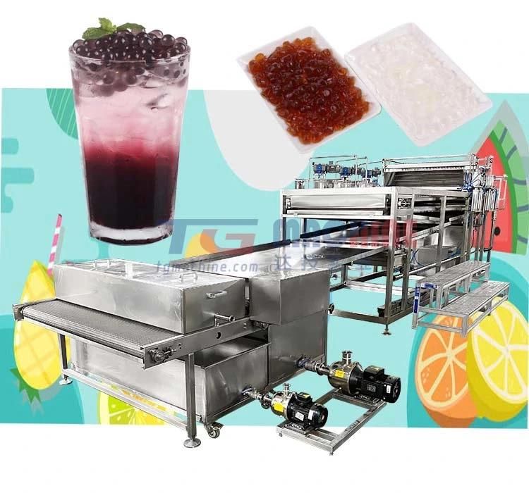 PLC Control Servo Driven Popping Boba Making Production Line