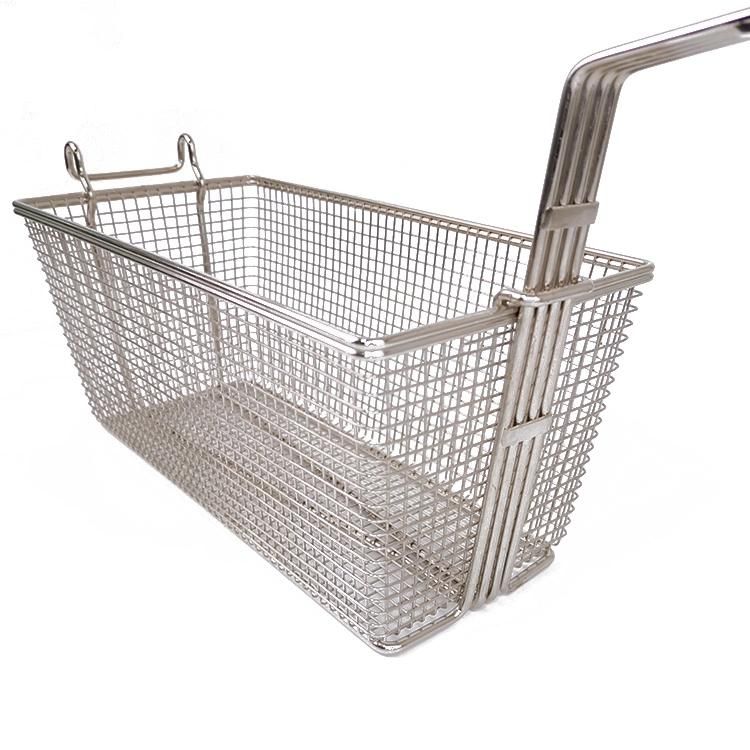 Hotel Kitchen Equipment Deep Fryer Basket French Fries Serving Basket Wire Mesh Frying Strainer Fry Basket