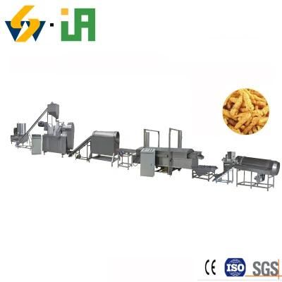 Fried Roasted Corn Kurkure Snacks Food Production Extruder Making Machine