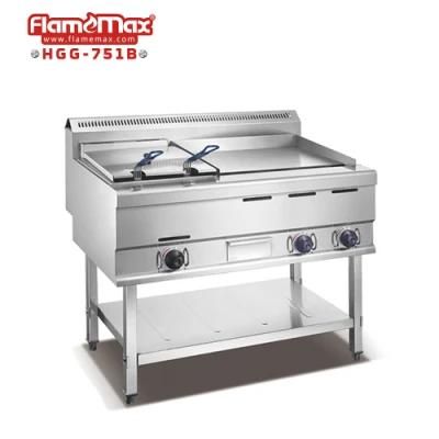 Hgg-751b Gas Griddle with Gas with Dassembled Shelf