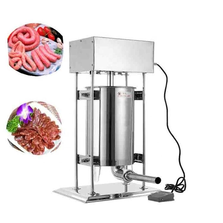 Factory Best Price 15L Automatic Sausage Stuffer Sausage Filler Sausage Filling Machine