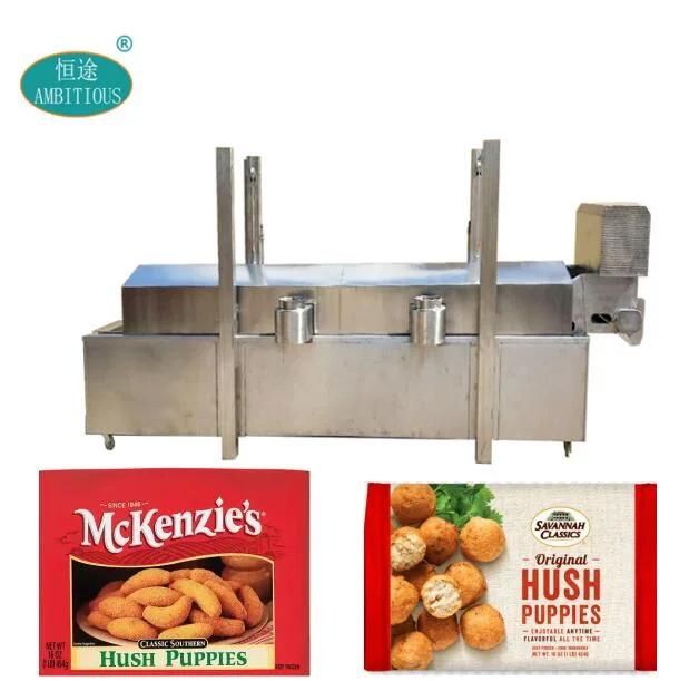 Automatic Hush Puppy Processing Line|Fully Automatic Hush Puppies Frying Machine Manufacturer