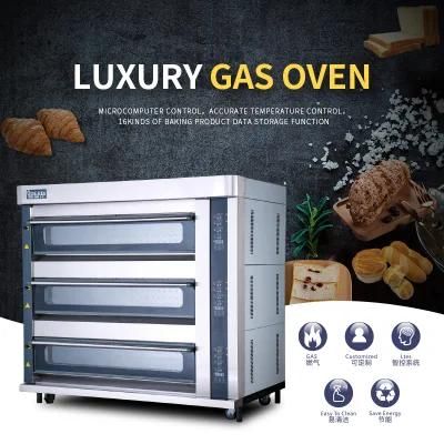 High Quality Product Commercial Gas Oven Baking Machine Bakery Equipment Kitchen Equipment ...