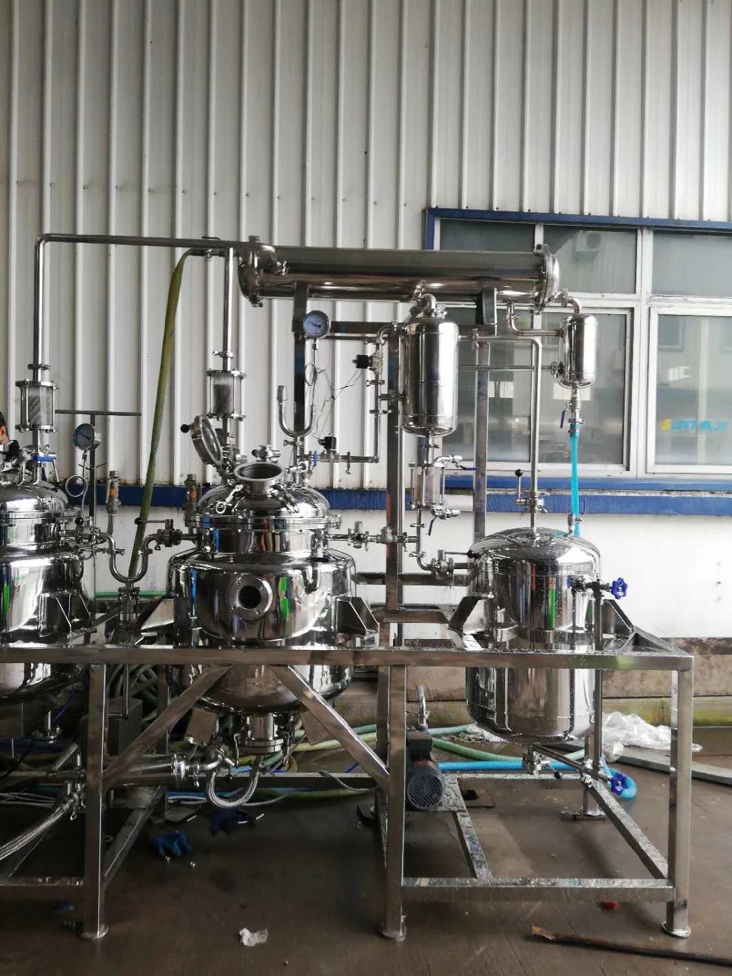 Pilot Extraction and Concentration Machine for Herbal Effective Ingredient