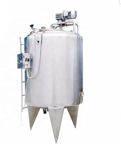 2000L 3000L Industrial Milk Cooling Storage Reception Vat Tank