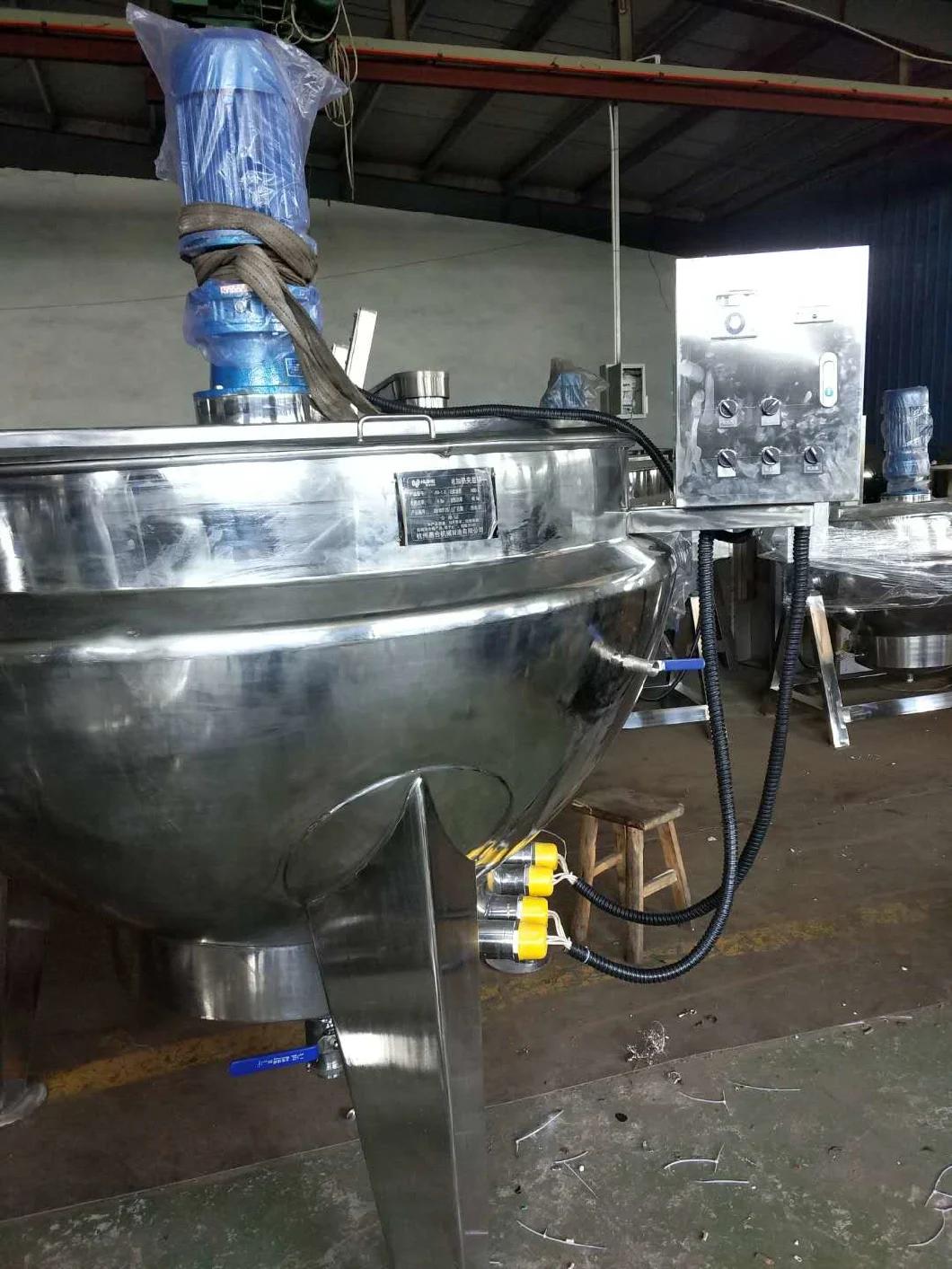 Stainless Steel Heating Mixing Jacketed Pot for Food Industry