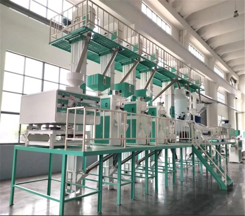 Agricultural Machinery Grinding Processing Project Line Min Combine Rice Mill Machine