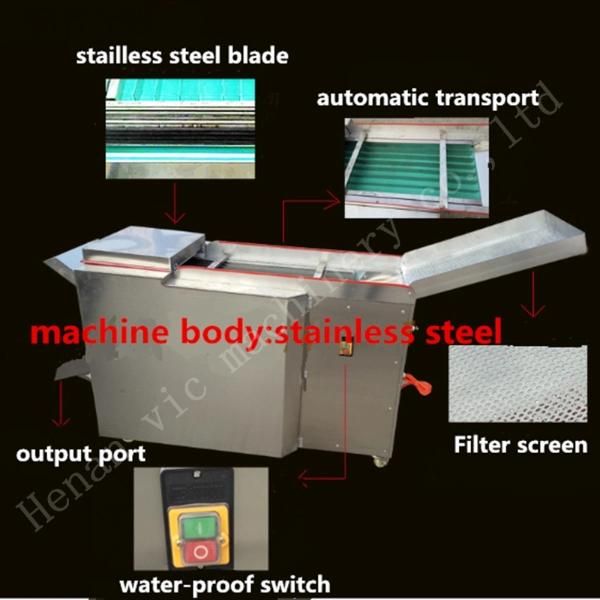 Stainless steel chili cutter pepper cutting machine