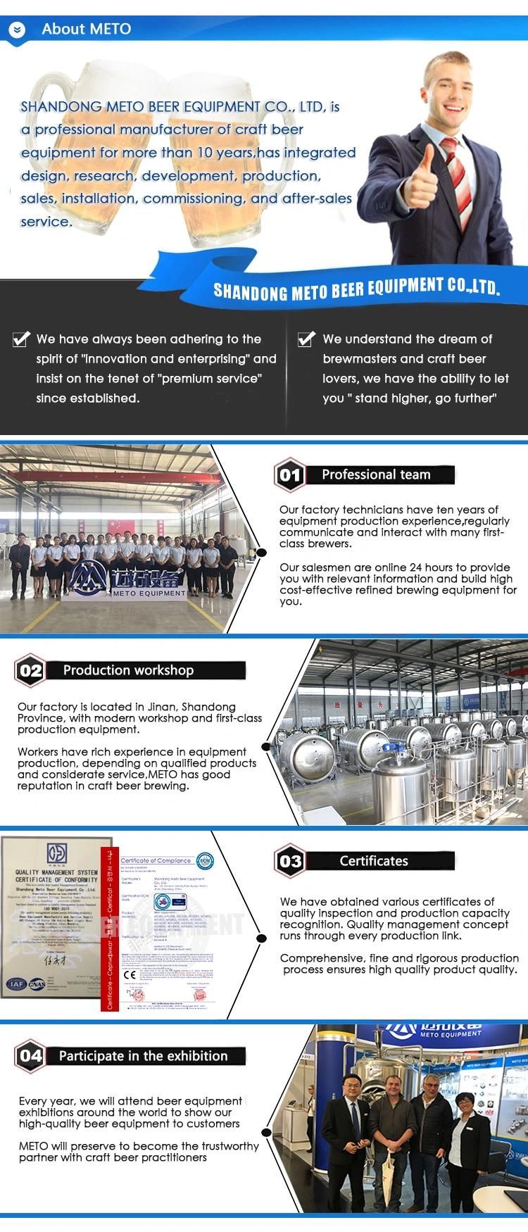 SUS304 500L Brewery Conical Fermentation Tank with Ce Certificate