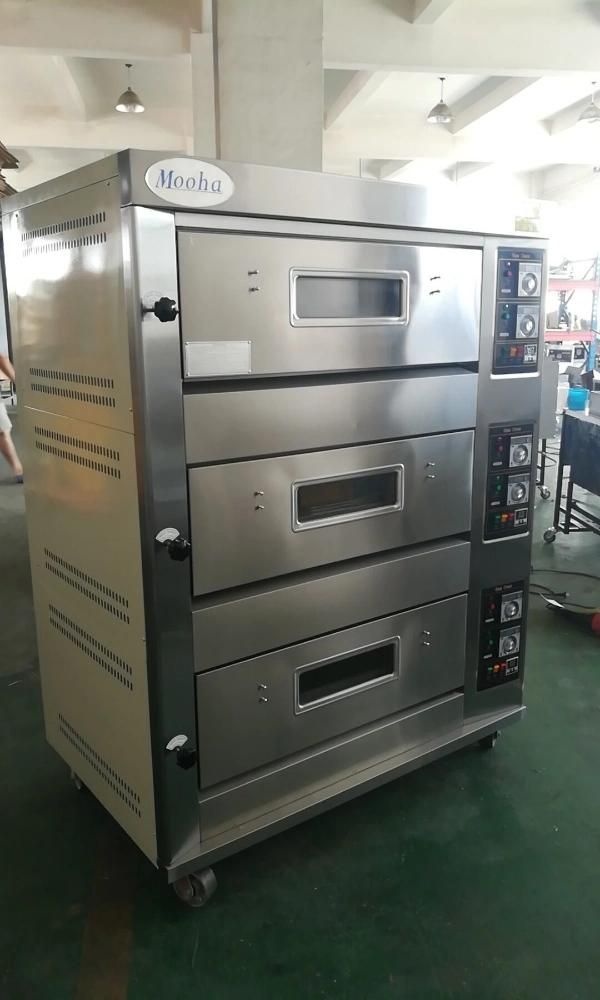 3 Decks Bakery Gas Oven Bread Oven Pizza Oven Yxy-60