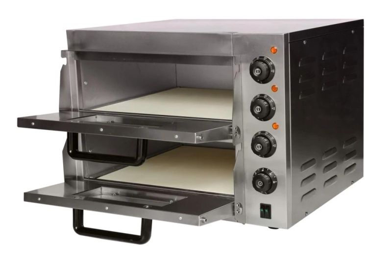 Commercial Restaurant Kitchen Baking Equipment Bakery Machine Electric Pizza Oven Series CB2st Food Machine