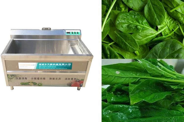 Washing Machinery Restaurant Green Vegetable Bubble Spinach Washer Machine