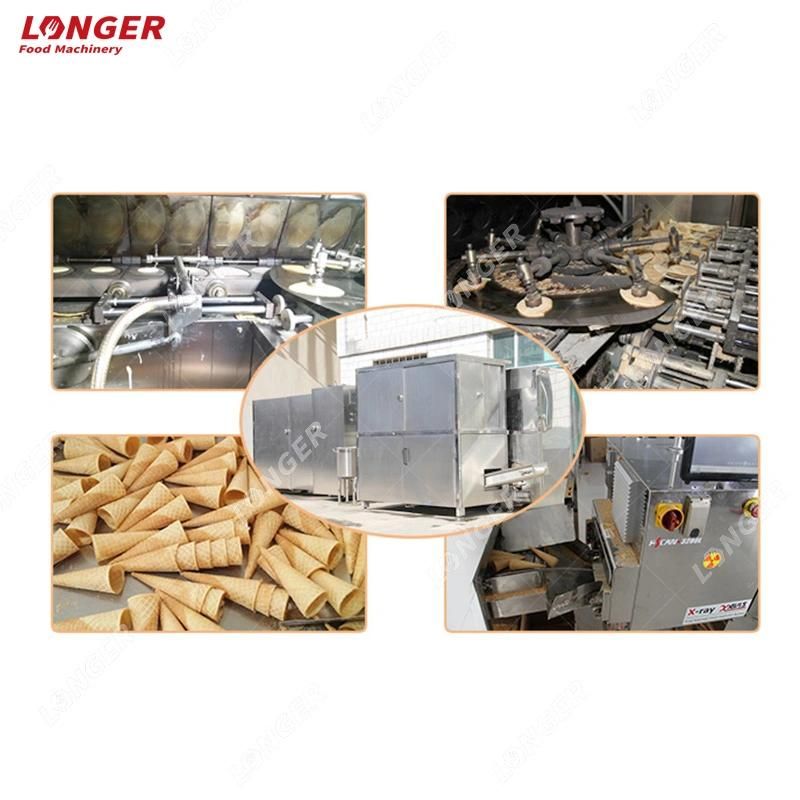 Automatic Rolled Sugar Cone Baking Machine for Ice Cream Manufacturers