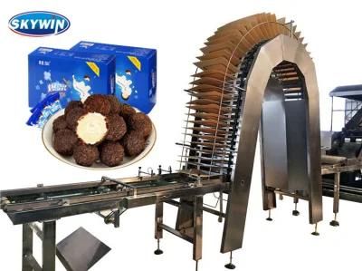 Chocolate Cored Cream Balls Making Machine Hot Sale Snack Equipment